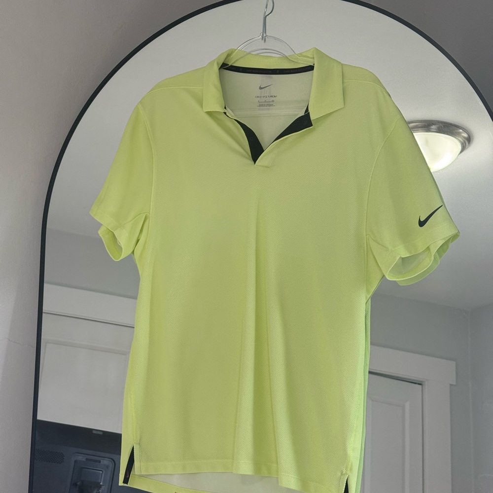 Nike Neon Yellow Golf Polo